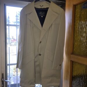 Men's Classic Light Grey Raincoat